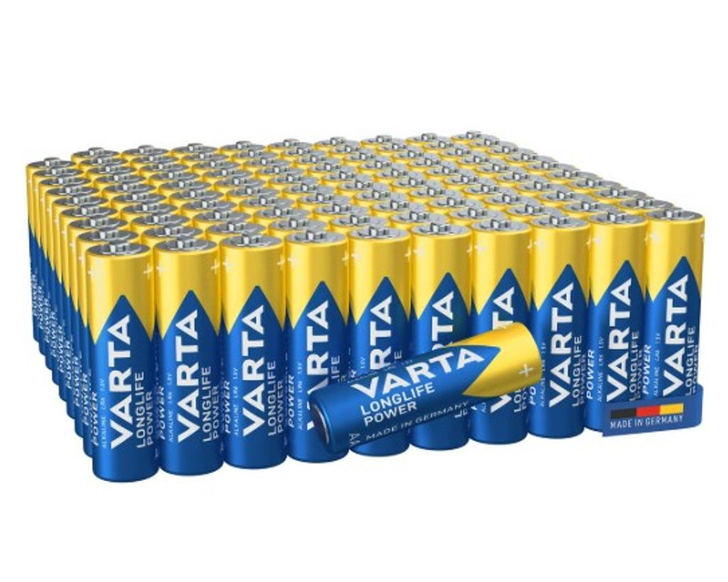 Varta Longlife Power AA-batteri LR06 100-pack XXL