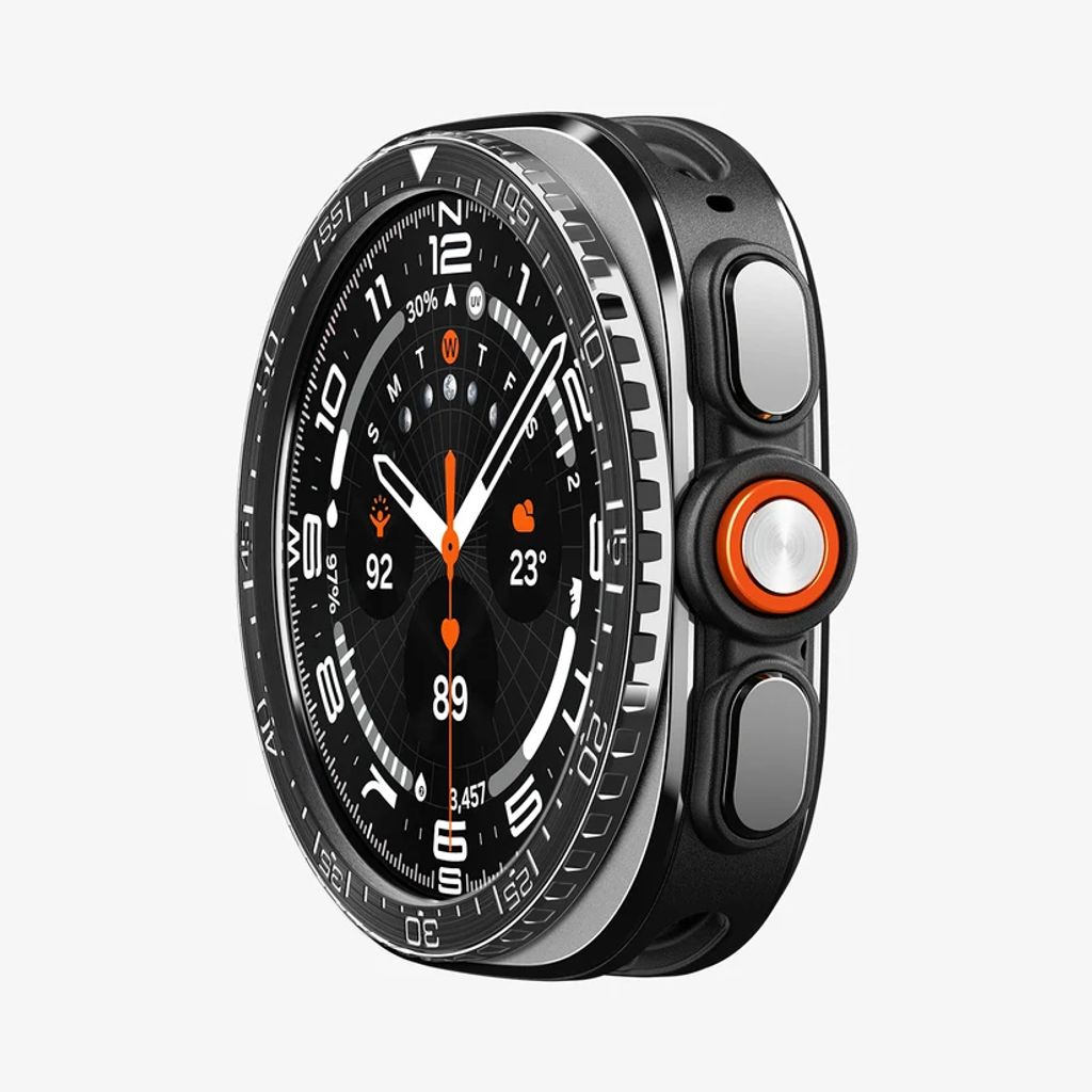 Spigen Tune Bezel-rammedeksel til Samsung Galaxy Watch Ultra 2 47mm - Svart