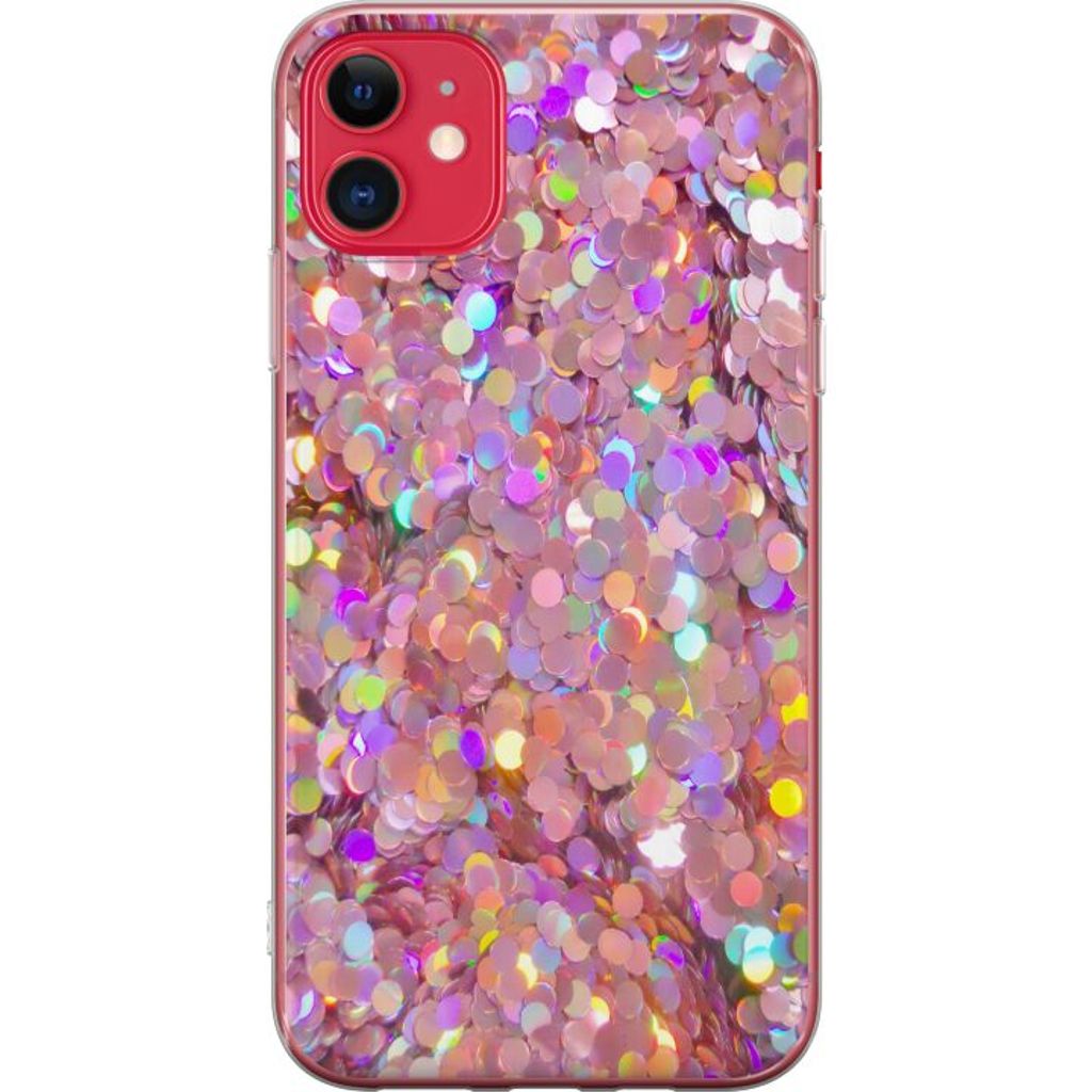 Apple iPhone 11 Gjennomsiktig Telefondeksel Glitter