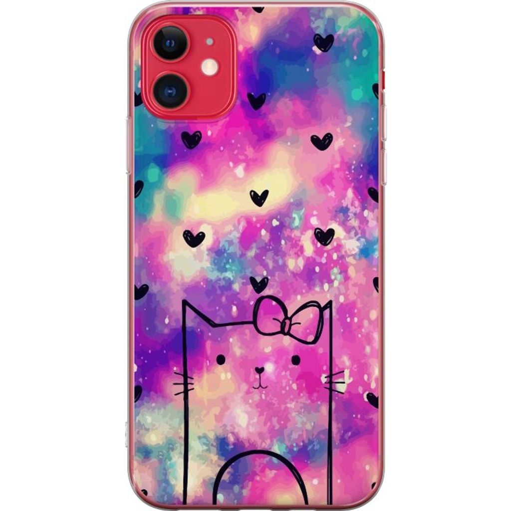 Apple iPhone 11 Mobilskal Katt på moln