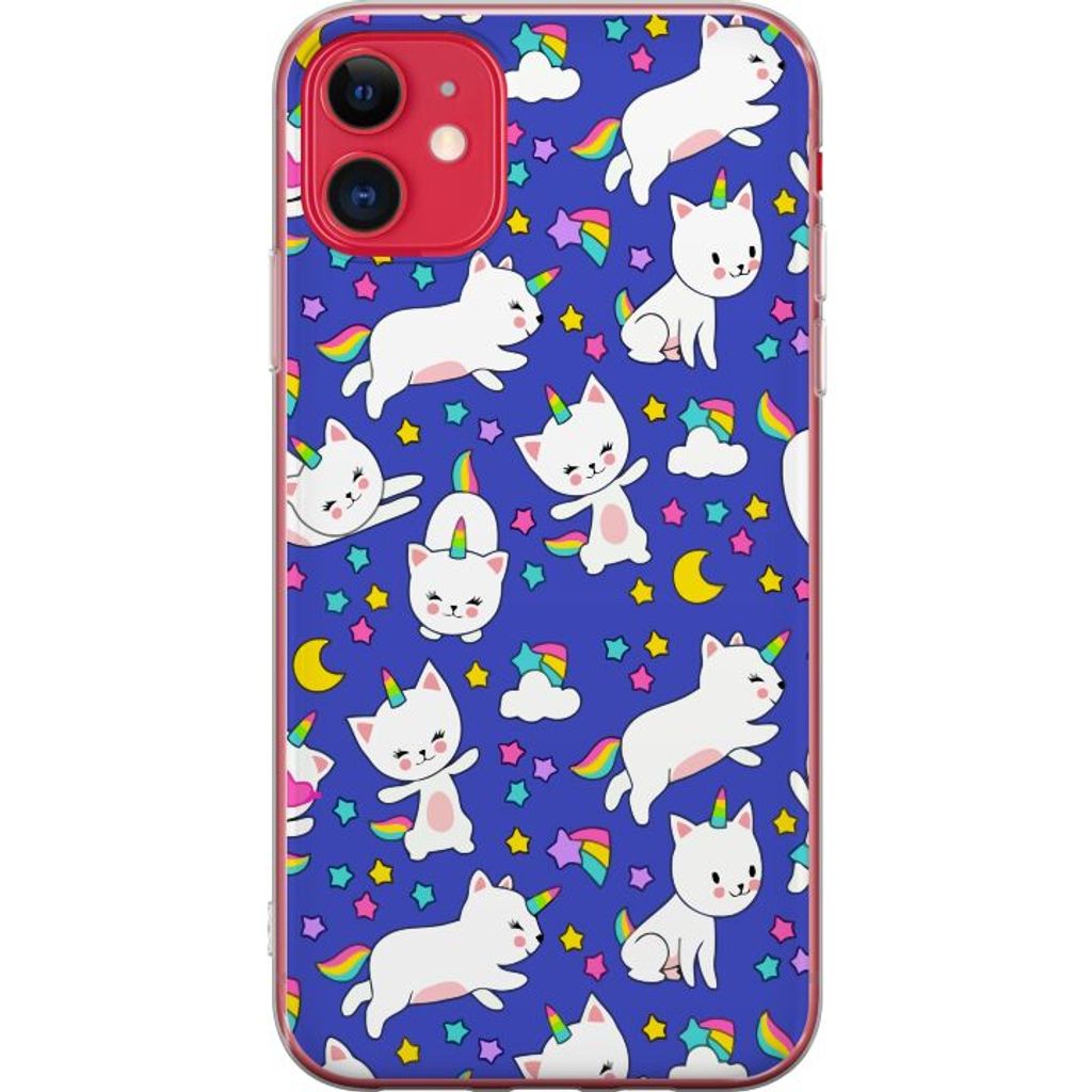 Apple iPhone 11 Mobilskal Katt Enhörning