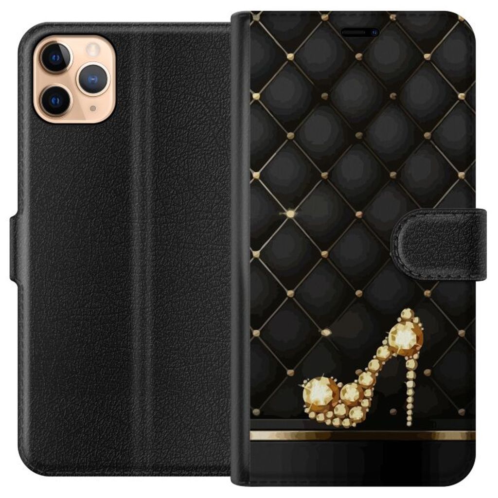 Apple iPhone 11 Pro Max Sort Lommebokdeksel Lyxig Sko