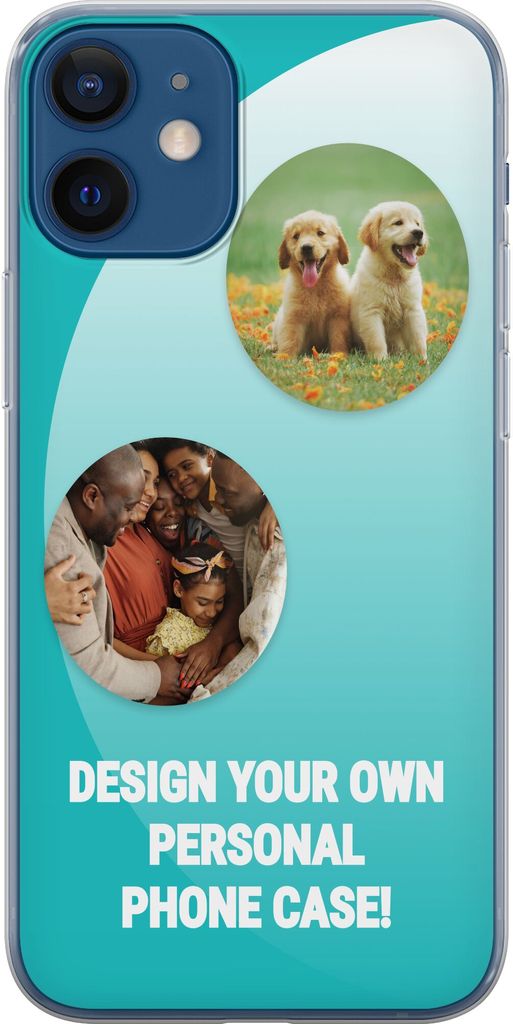 Suunnittele omat Apple iPhone 12 mini Läpinäkyvä kuori