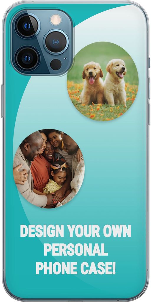 Suunnittele omat Apple iPhone 12 Pro Max Läpinäkyvä kuori