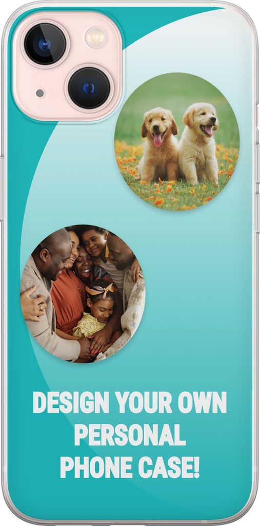 Design dit eget Apple iPhone 13 Gennemsigtig cover