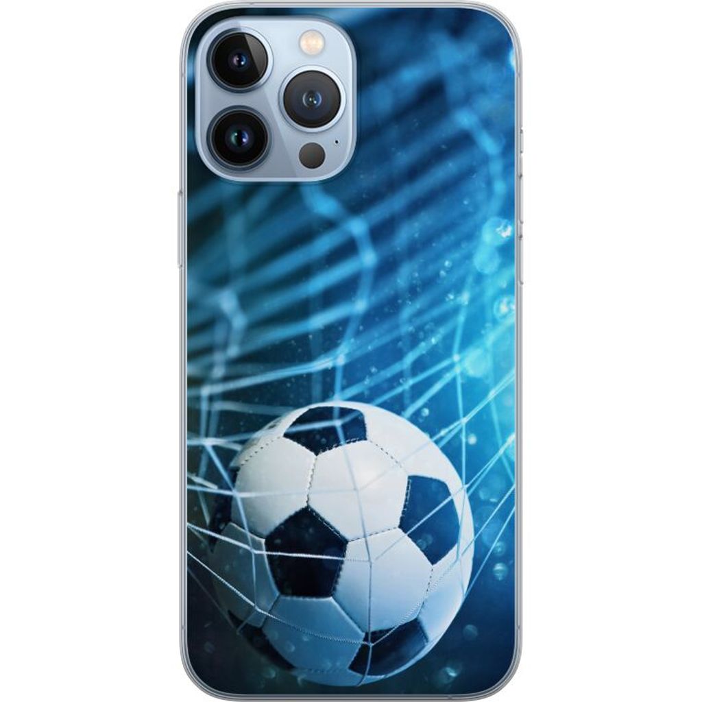 Apple iPhone 13 Pro Max Läpinäkyvä Puhelinkotelo Fotboll