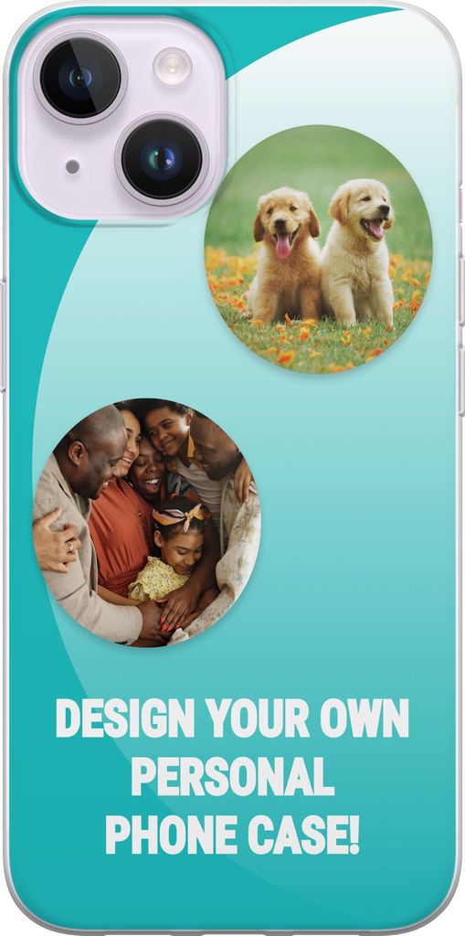 Design dit eget Apple iPhone 14 Gennemsigtig cover