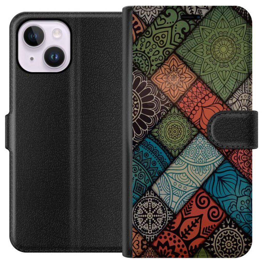 Apple iPhone 14 Plus Musta Lompakkokotelo Eterisk Elegans