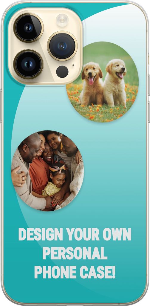 Suunnittele omat Apple iPhone 14 Pro Max Läpinäkyvä kuori