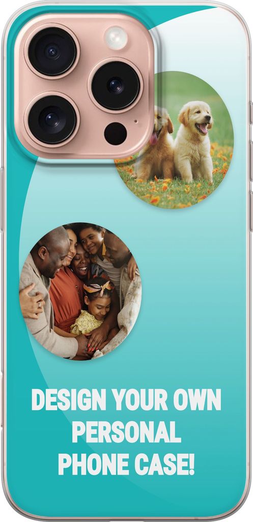 Suunnittele omat Apple iPhone 16 Pro Läpinäkyvä kuori