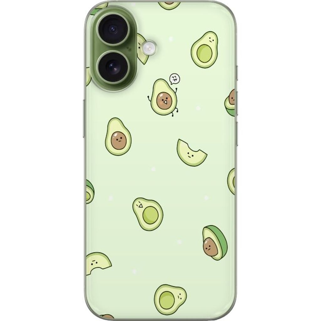 Apple iPhone 17 Gennemsigtigt Telefoncover Avokado