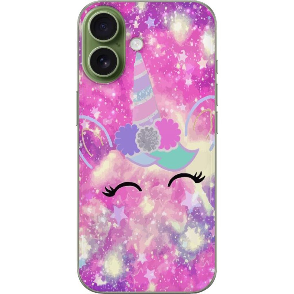 Apple iPhone 17 Gennemsigtigt Telefoncover Glad Enhörning