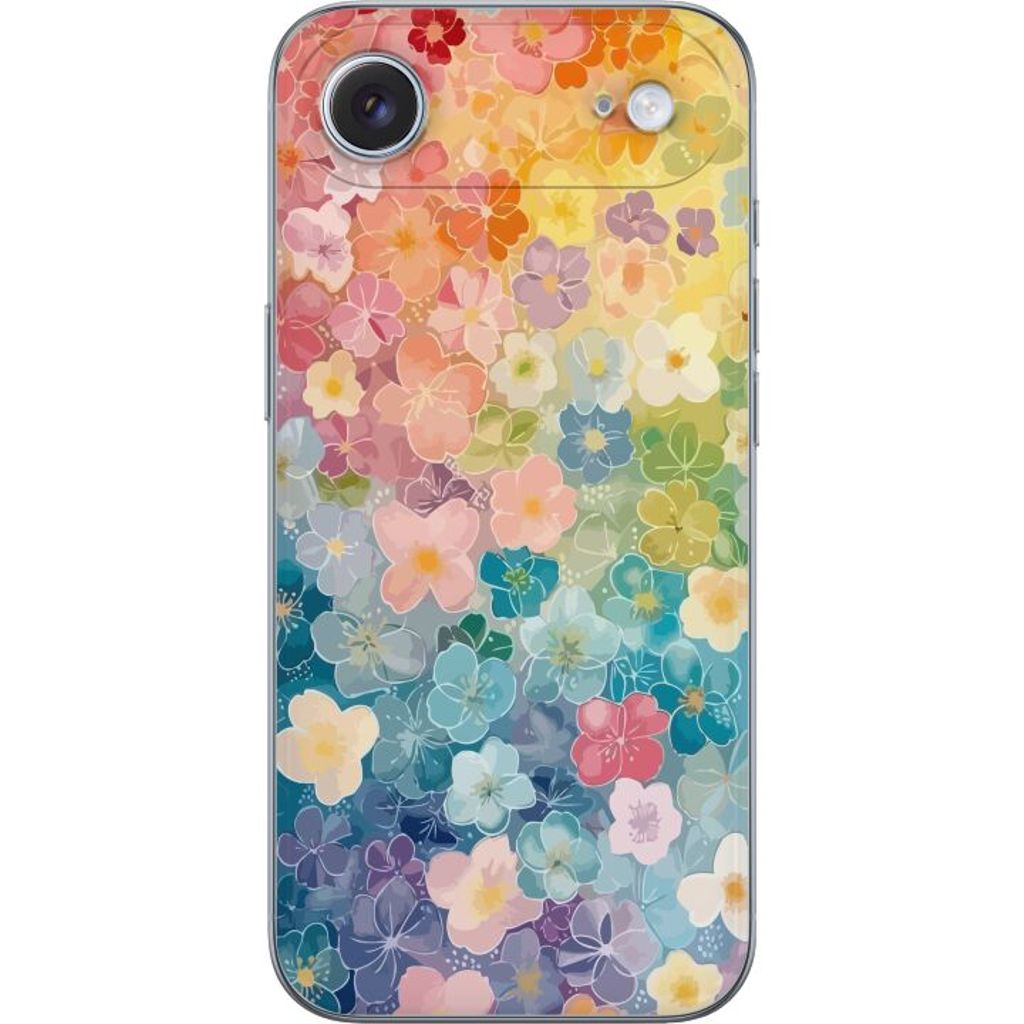 Apple iPhone 17 Air Gjennomsiktig Telefondeksel Miniatyrblommor