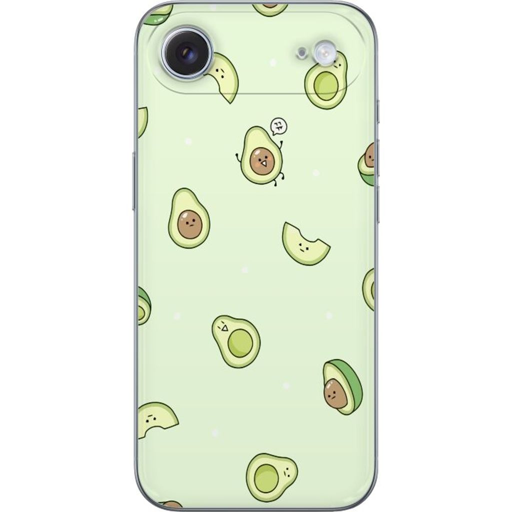 Apple iPhone 17 Air Gjennomsiktig Telefondeksel Avokado