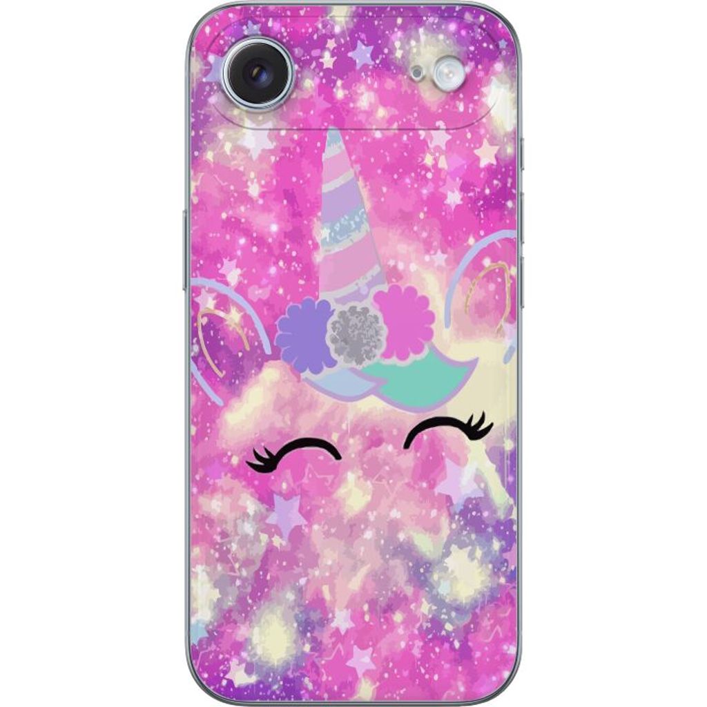 Apple iPhone 17 Air Gjennomsiktig Telefondeksel Glad Enhörning