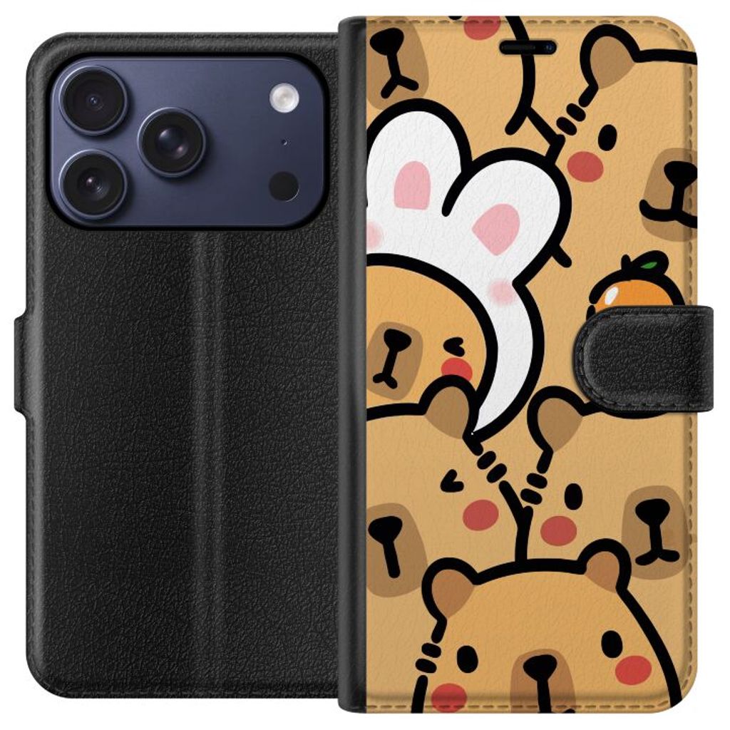 Apple iPhone 17 Pro Sort Tegnebogsetui Kapivara