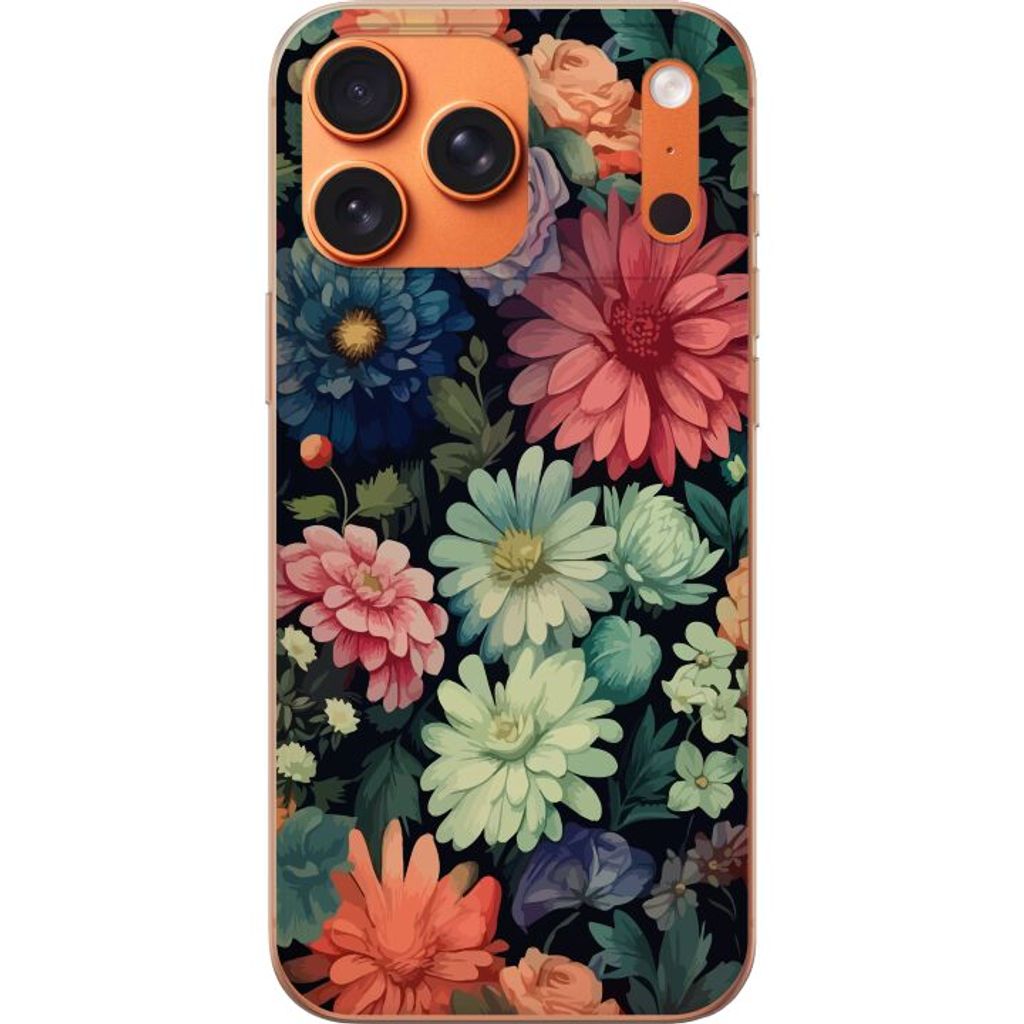 Apple iPhone 18 Pro Max Puhelinkotelo Färglada blommor