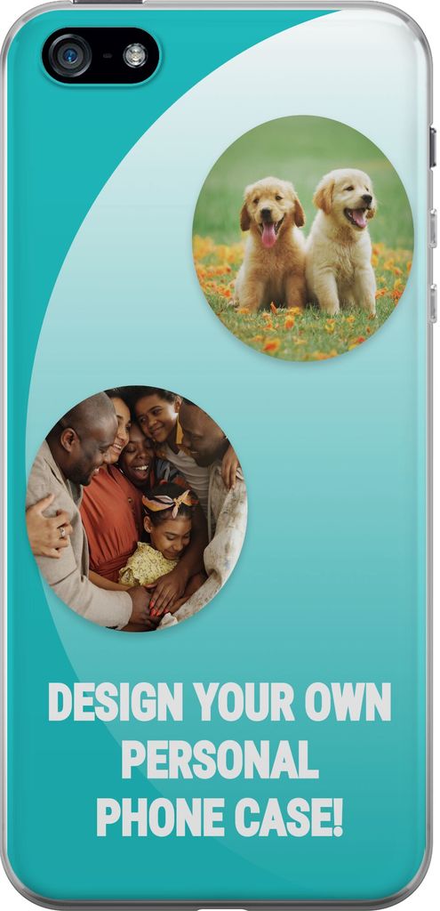 Designa ditt eget Apple iPhone 5 Genomskinligt Skal