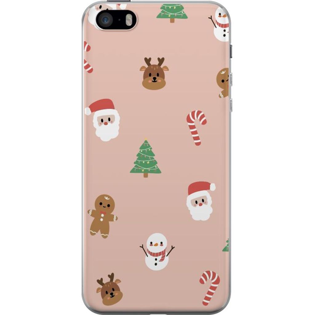 Apple iPhone 5s Gjennomsiktig Telefondeksel Klassisk Julfest