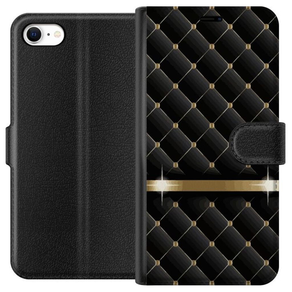 Apple iPhone 6 Sort Tegnebogsetui Lyxigt