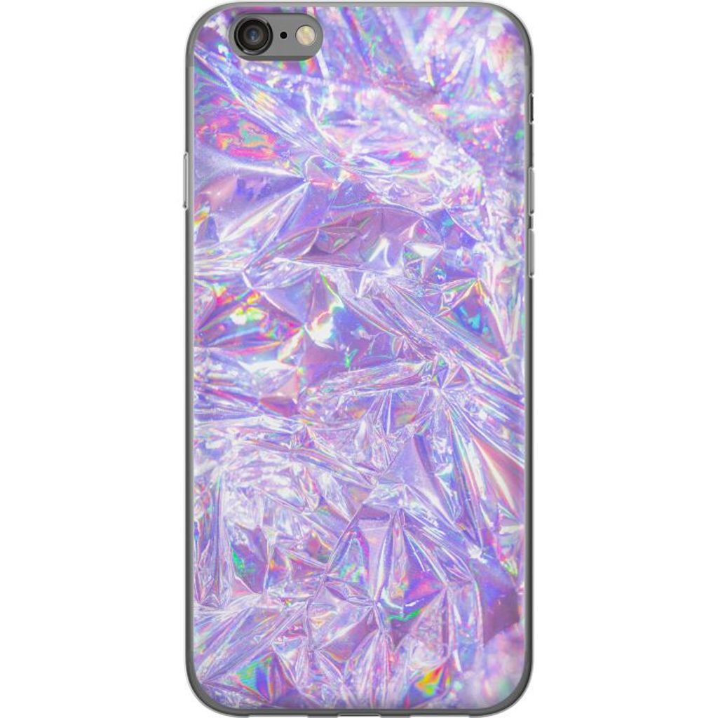 Apple iPhone 6 Transparent Mobilskal Glitter