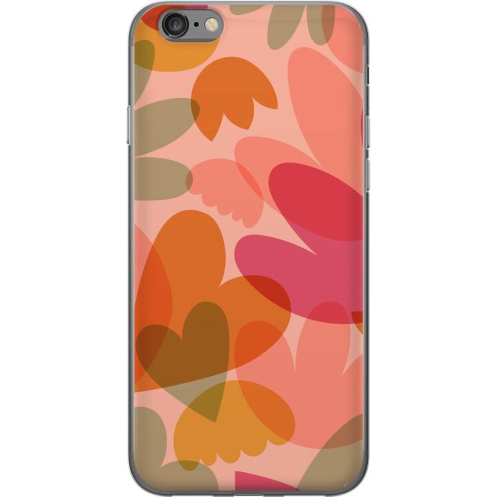 Apple iPhone 6 Transparent Mobilskal Hjärtan