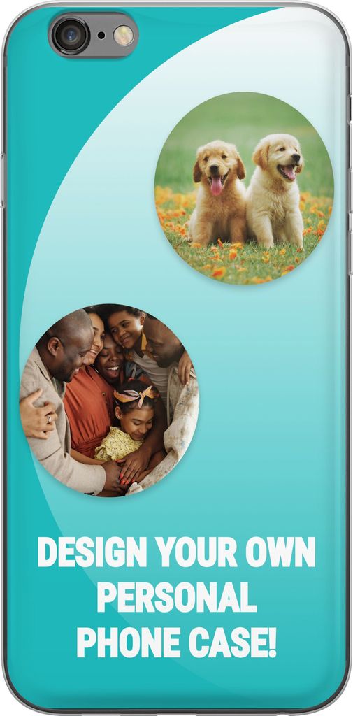 Design ditt eget Apple iPhone 6 Plus Gjennomsiktig deksel