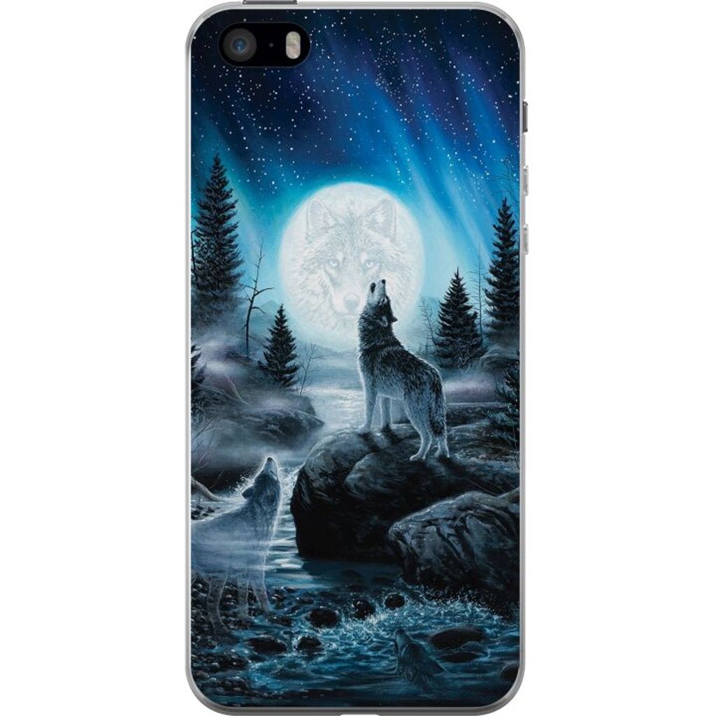 Apple iPhone SE (2016) Gjennomsiktig Telefondeksel Varjar på natten