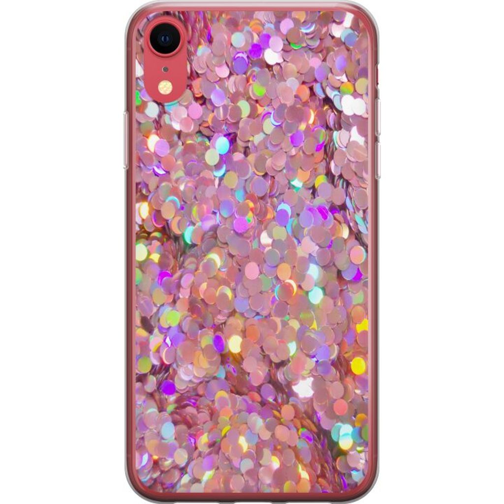 Apple iPhone XR Läpinäkyvä Puhelinkotelo Glitter