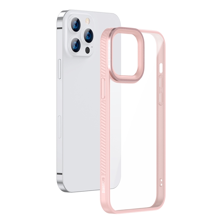 Baseus Crystal Case iPhone 13 Pro - Pink