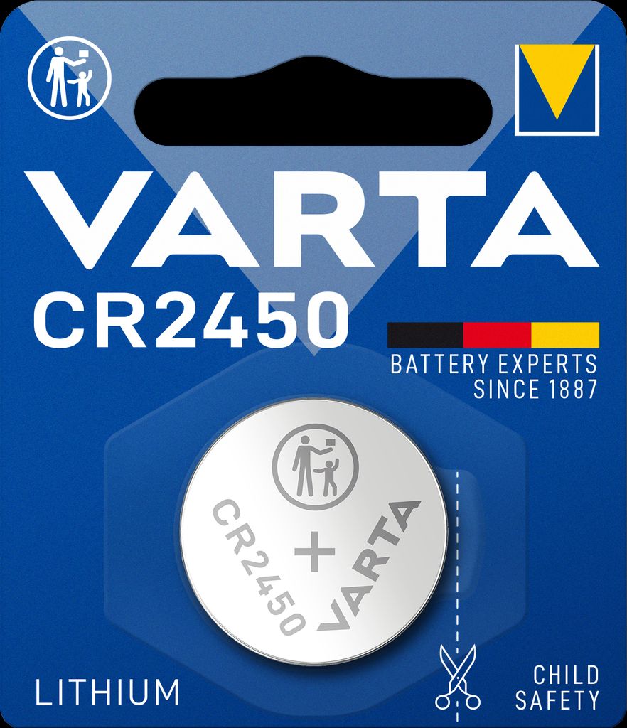 VARTA Lithium Coin knappcellsbatteri CR2450