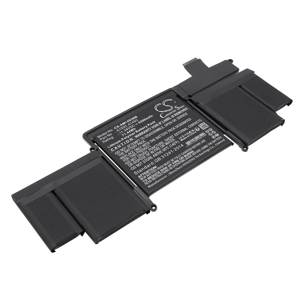 A1493 för Apple, 11.34V, 6300 mAh