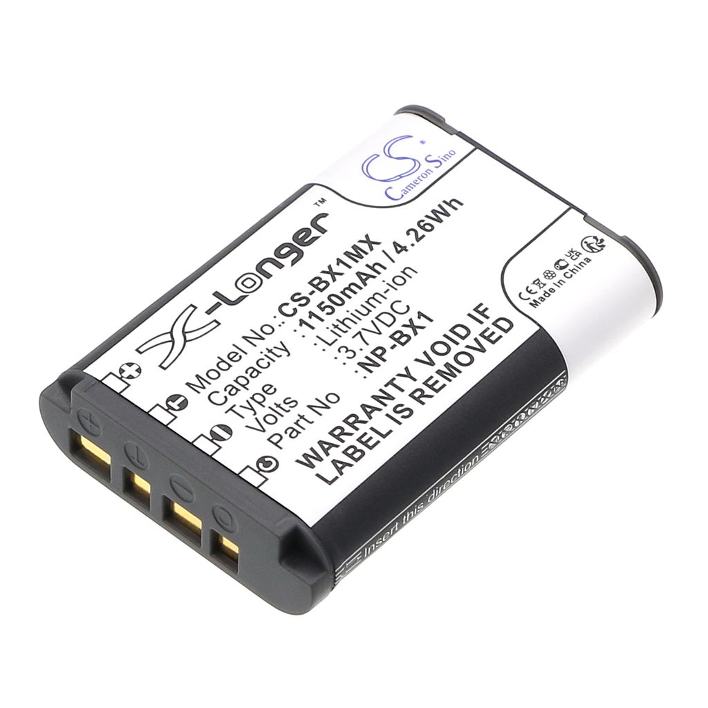 Sony Cyber-Shot DSC-HX300, 3.6V (3.7V), 1150 mAh