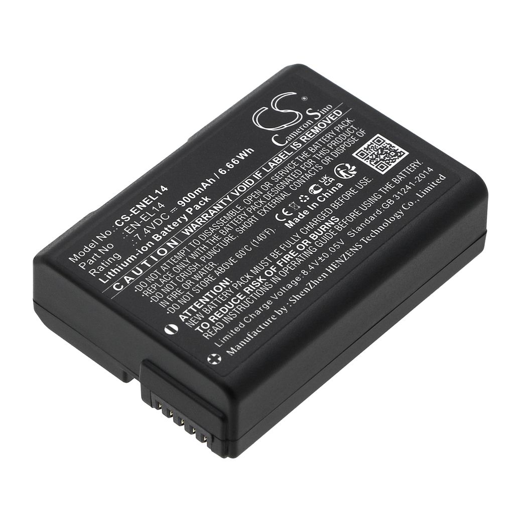 Nikon D5500, 7,4, 900mAh