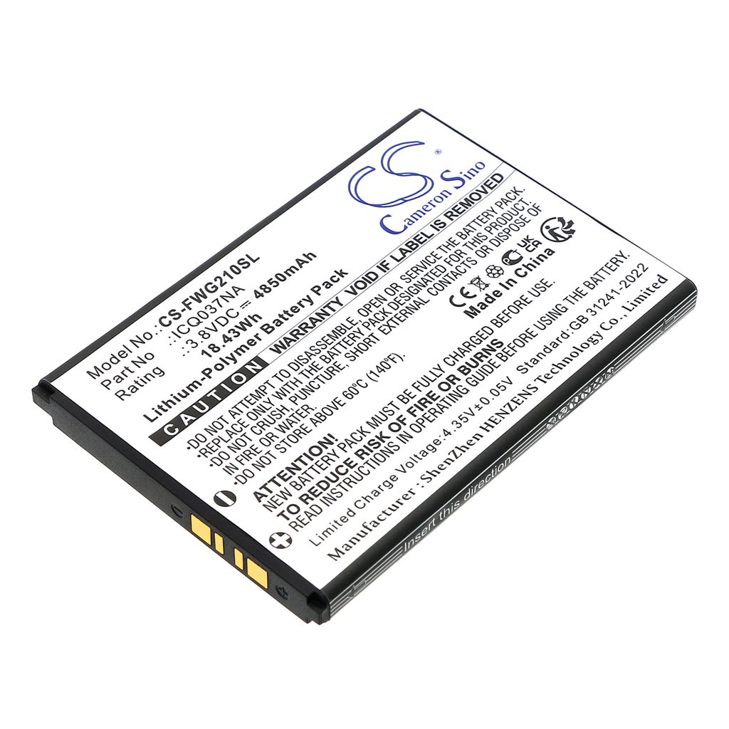 A50, 3.8V, 4850mAh