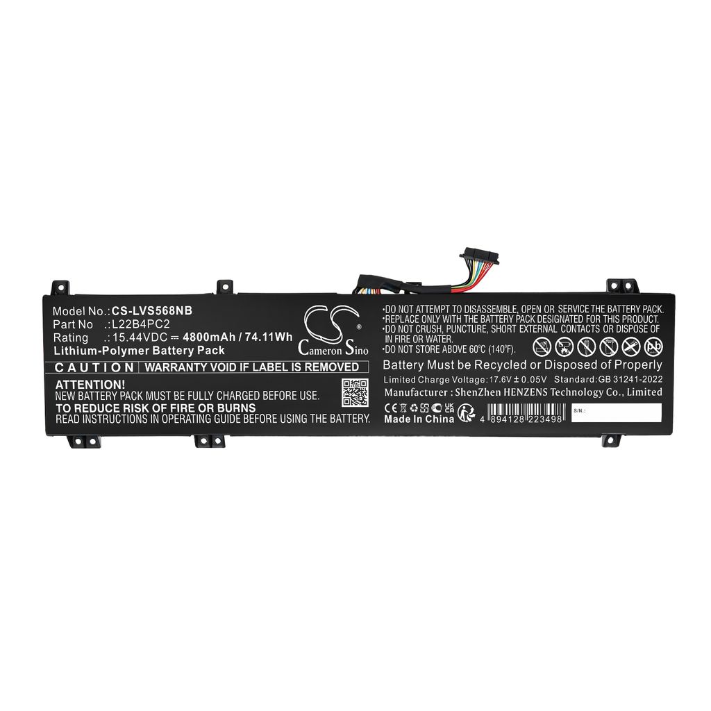 Batteri till Lenovo Legion Slim 5 16APH8 82Y90005JP etc. | Batterier - Datorbatterier - IBM / Lenovo | Batteritema