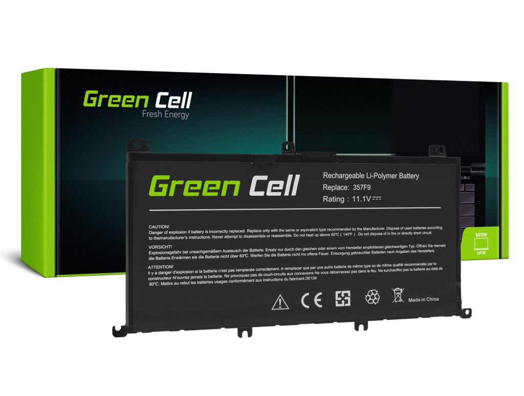 Green Cell -akku Dell Inspiron 15 5576 jne. 4200mAh, 11.1V