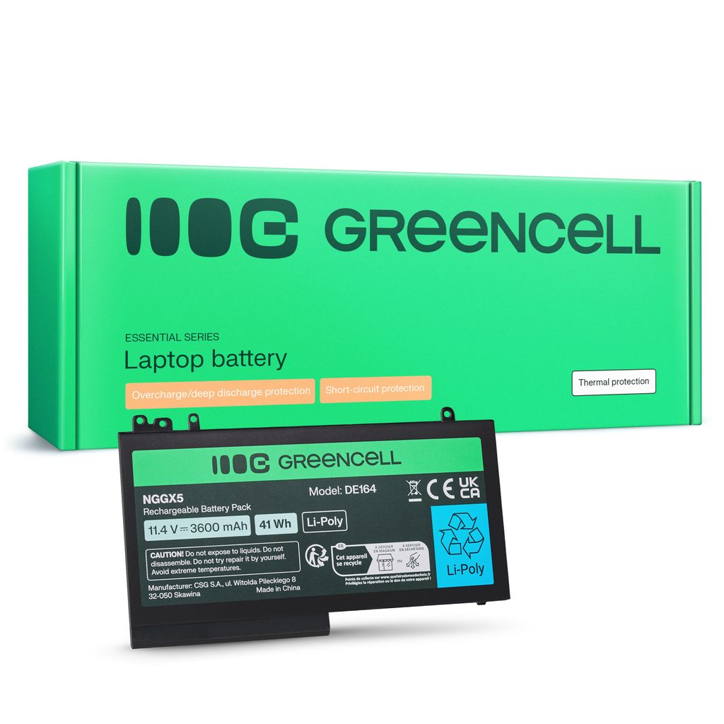 Green Cell NGGX5-batteri til Dell Latitude E5470, E5270, E5570, E5750, E5250 osv.