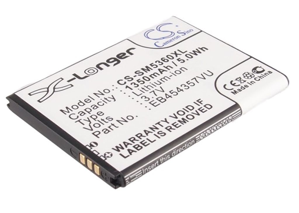 Samsung Wave Y, 3.6V (3.7V), 1300 mAh