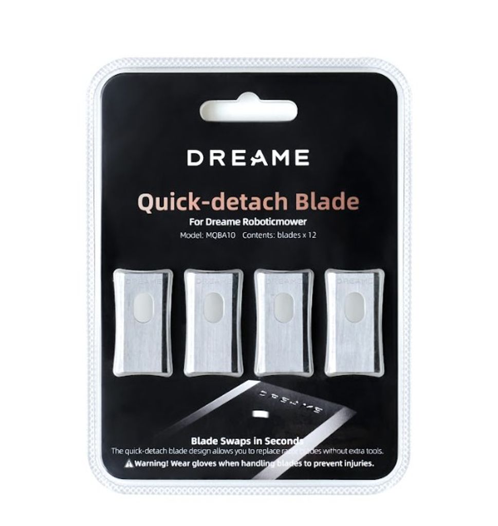 Dreame 12-pack gräsklipparknivar för A1/A1Pro/A2 mfl | Reservdelar - Tillbehör robotgräsklippare | Batteritema
