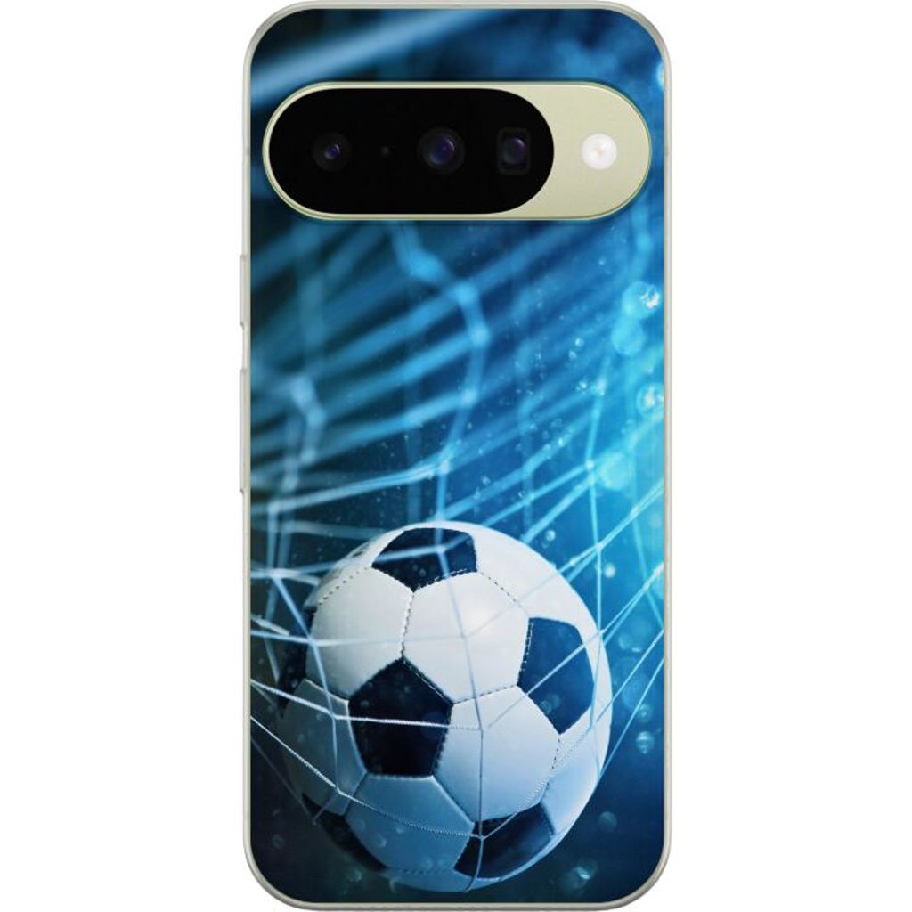 Google Pixel 10 Transparent Mobilskal Fotboll