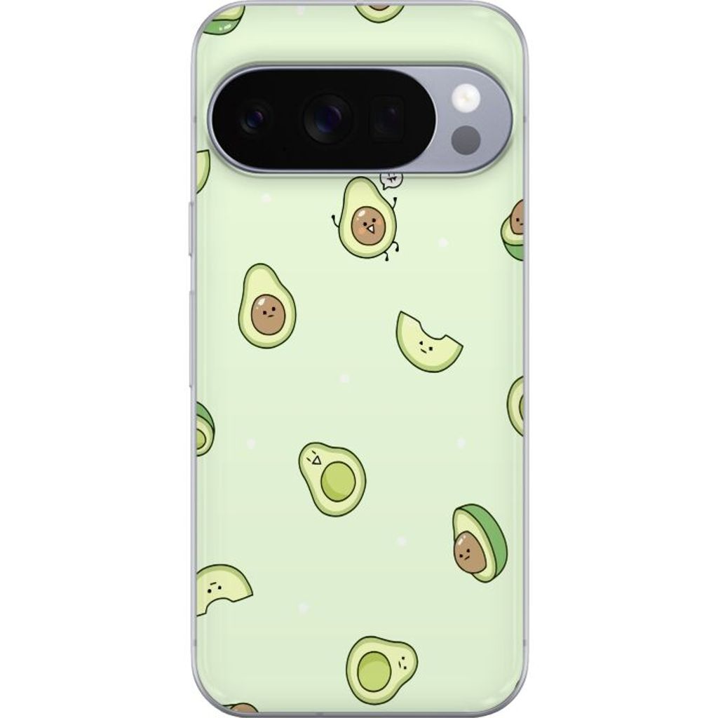 Google Pixel 10 Pro Läpinäkyvä Puhelinkotelo Avokado