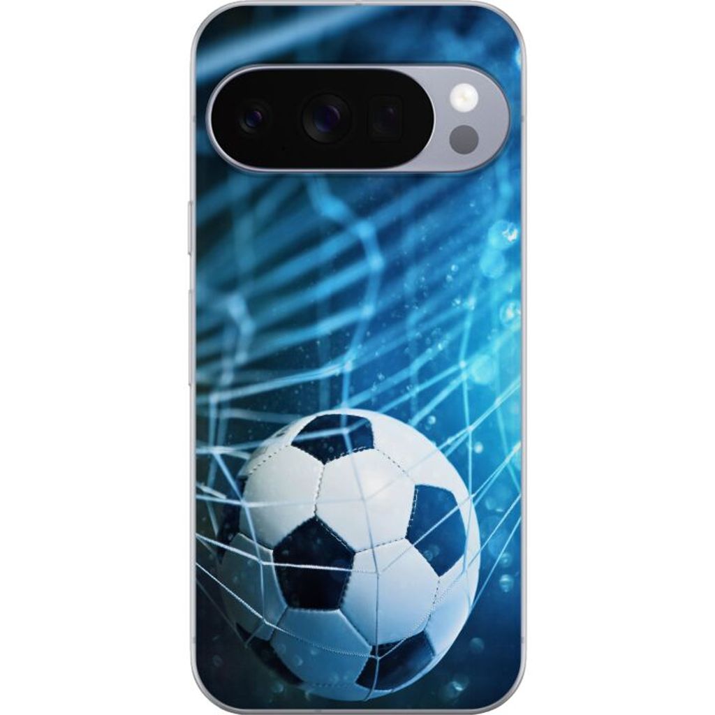 Google Pixel 10 Pro XL Gjennomsiktig Telefondeksel Fotboll