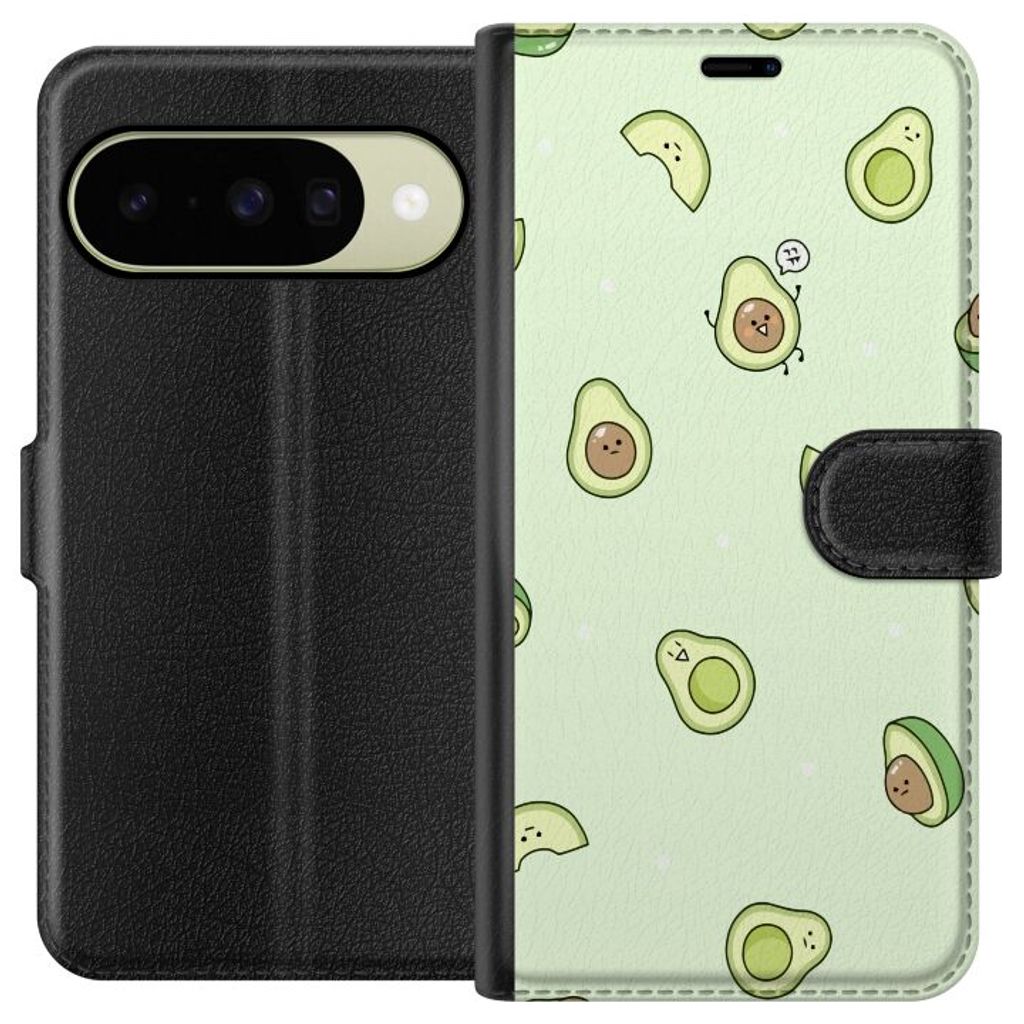Google Pixel 11 Musta Lompakkokotelo Avokado