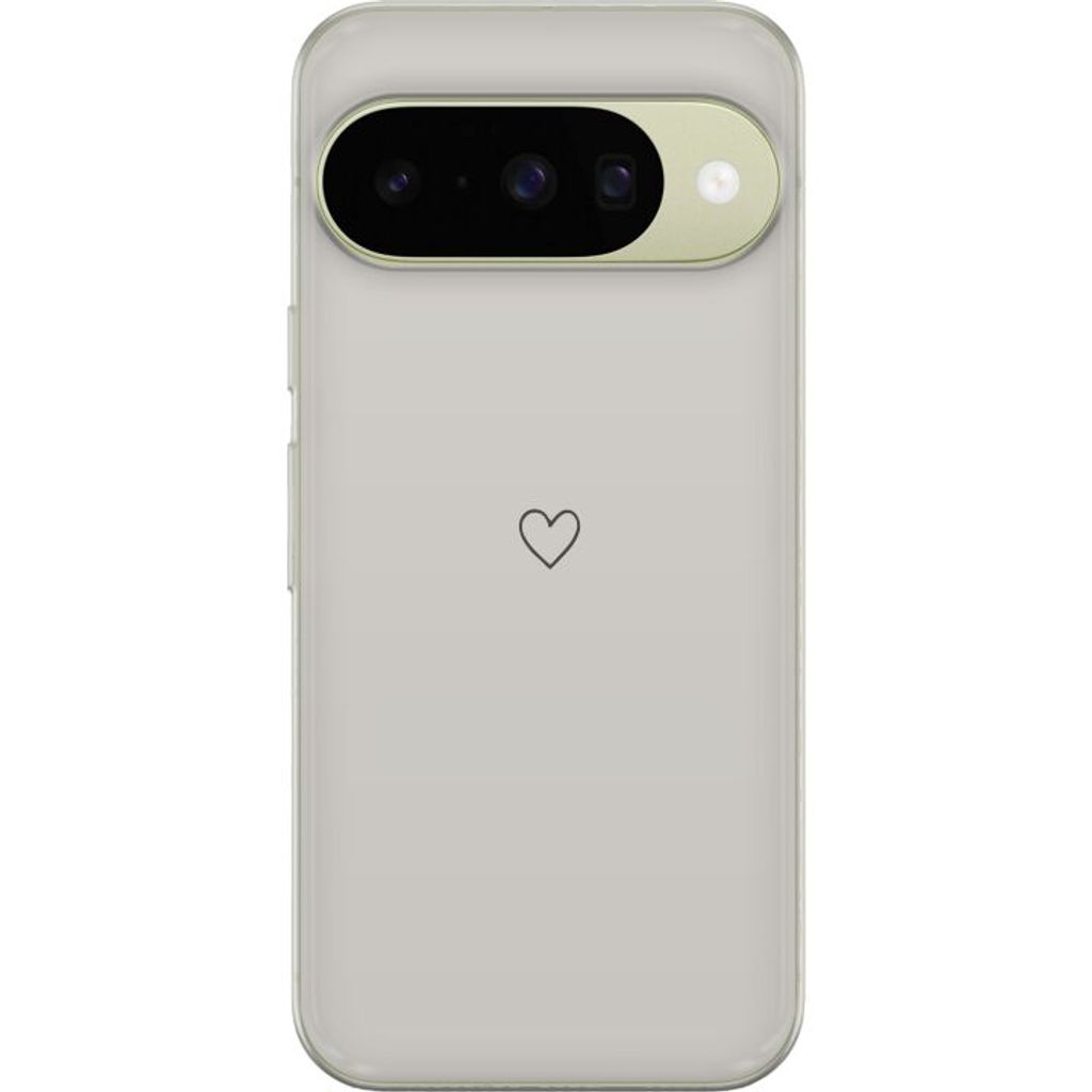 Google Pixel 11 Puhelinkotelo Grått hjärta