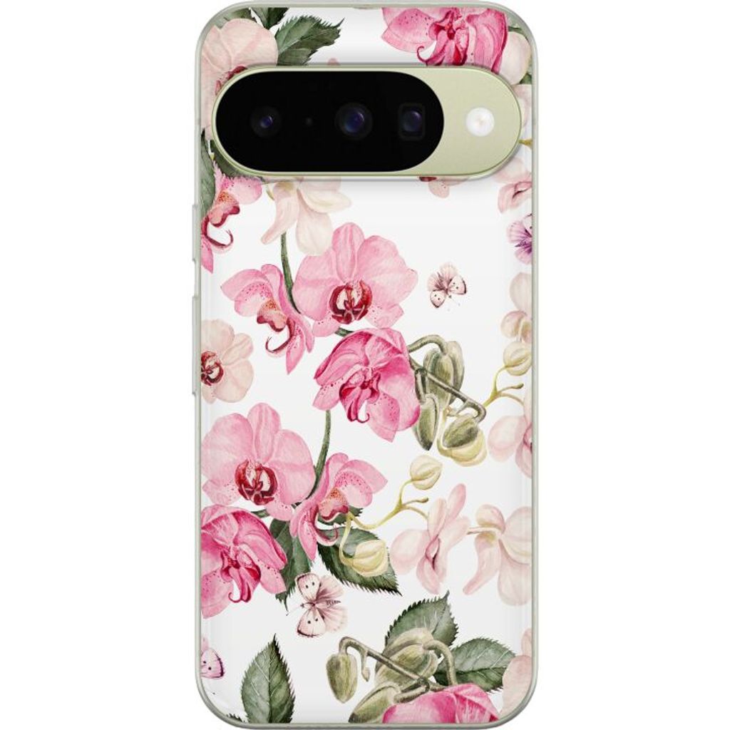 Google Pixel 11 Puhelinkotelo Rosa blommor