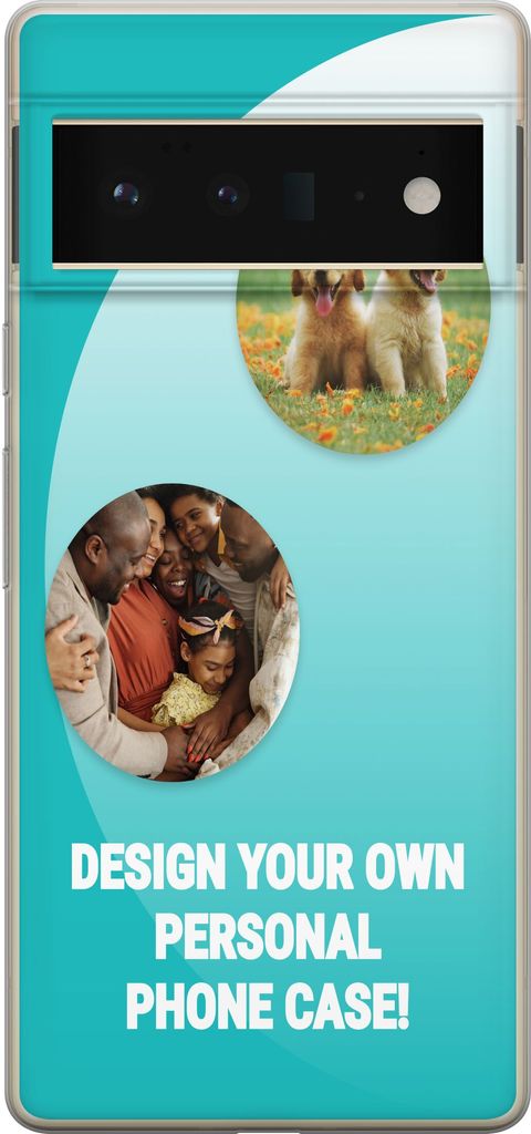 Design ditt eget Google Pixel 6 Pro Gjennomsiktig deksel