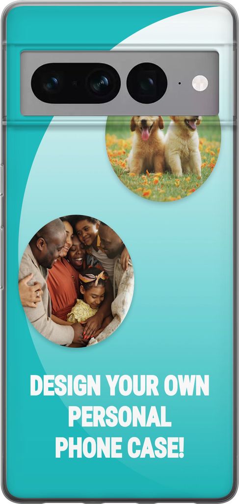 Design ditt eget Google Pixel 7 Pro Gjennomsiktig deksel