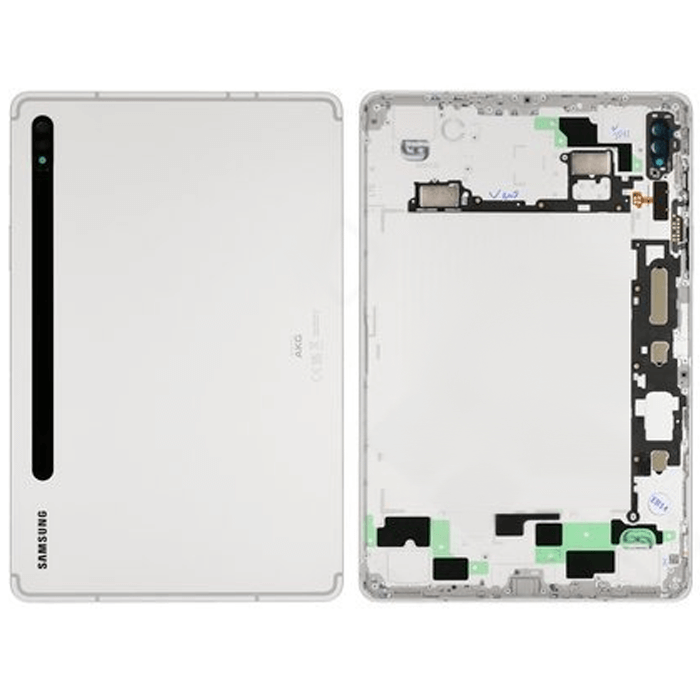 Samsung Galaxy Tab S8 Baksida - Silver