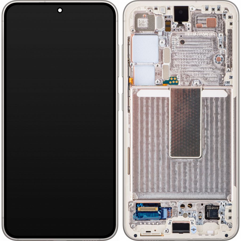 Samsung Galaxy S23 Skjerm med batteri Original- Cream